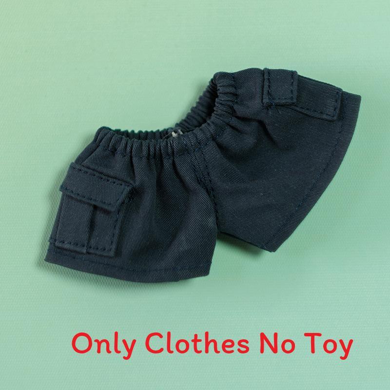 Clothing Plush Toy Clothes Tshirt Work Pant Set For Doll Costume Display