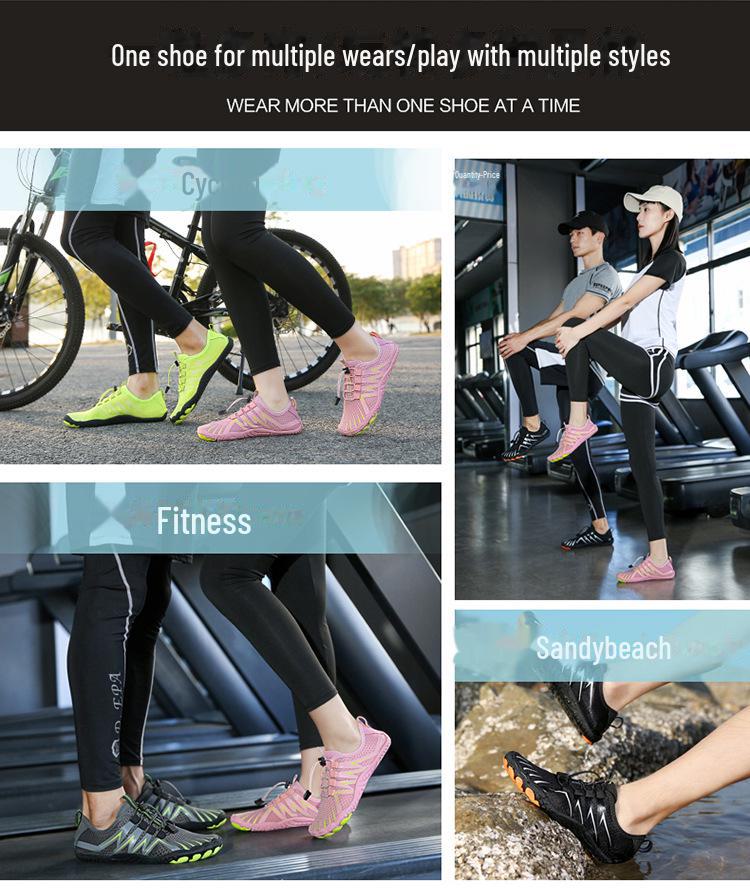 Large Size Outdoor Five-Finger Beach & Water Shoes for Couples