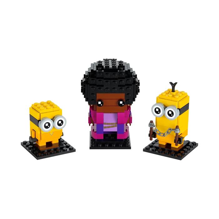 

LEGO BrickHeadz Minions Explosion Head, Kevan, And Bob Building Blocks 309pcs 40421