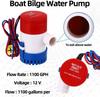 New 5-piece bilge pump pipe kit Bilge pump Electric 12v bilge pump PVC bilge pump hose