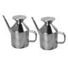 375/625ml Stainless Steel Kitchen Oil Sauce Pot Container Bottle Can Dispenser