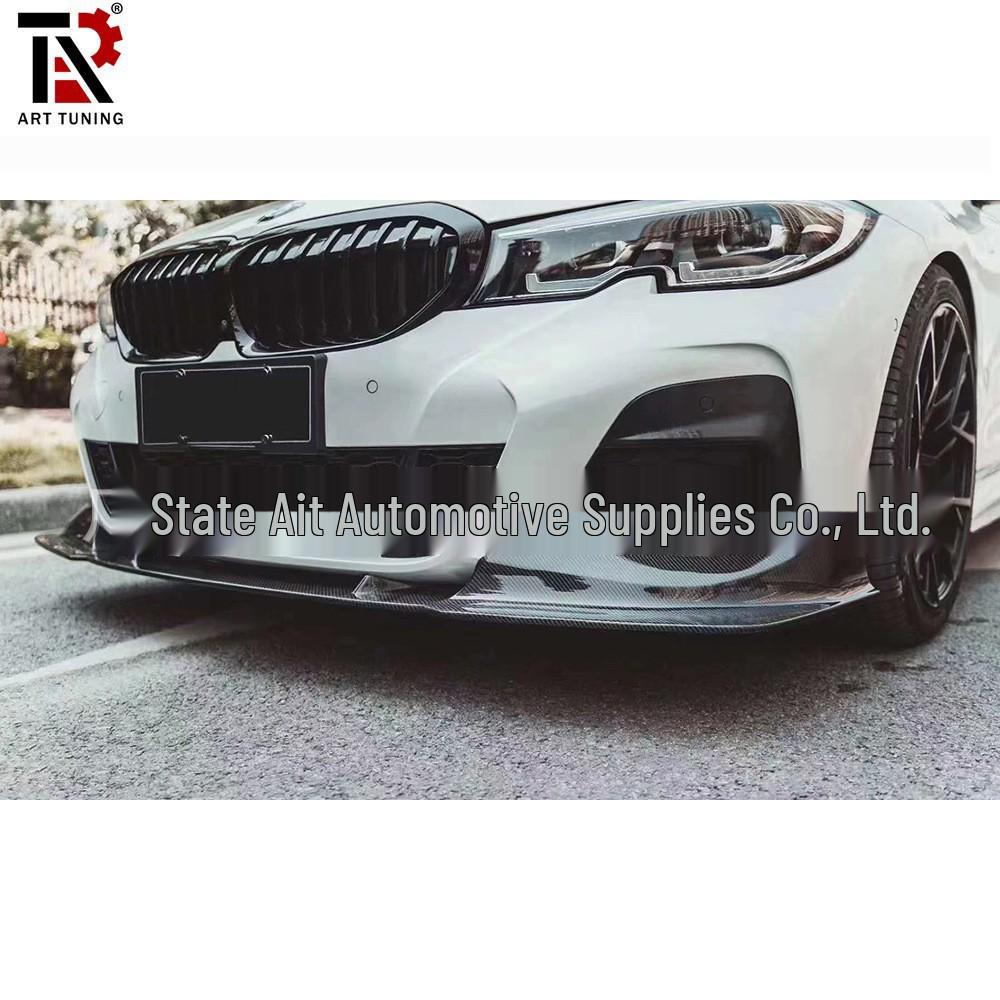BMW 3 Series G20/G28 Carbon Fiber Body Kit: Front & Rear Lip, Side Skirts, Rear Wing.
