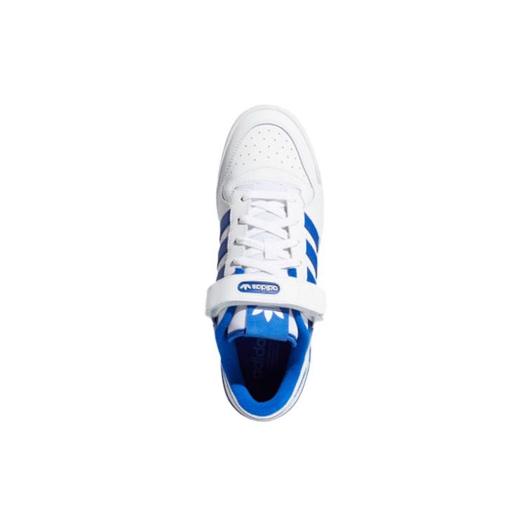 adidas Forum Low Weiß Königsblau Unisex Sneaker Wolkenweiß FY7756