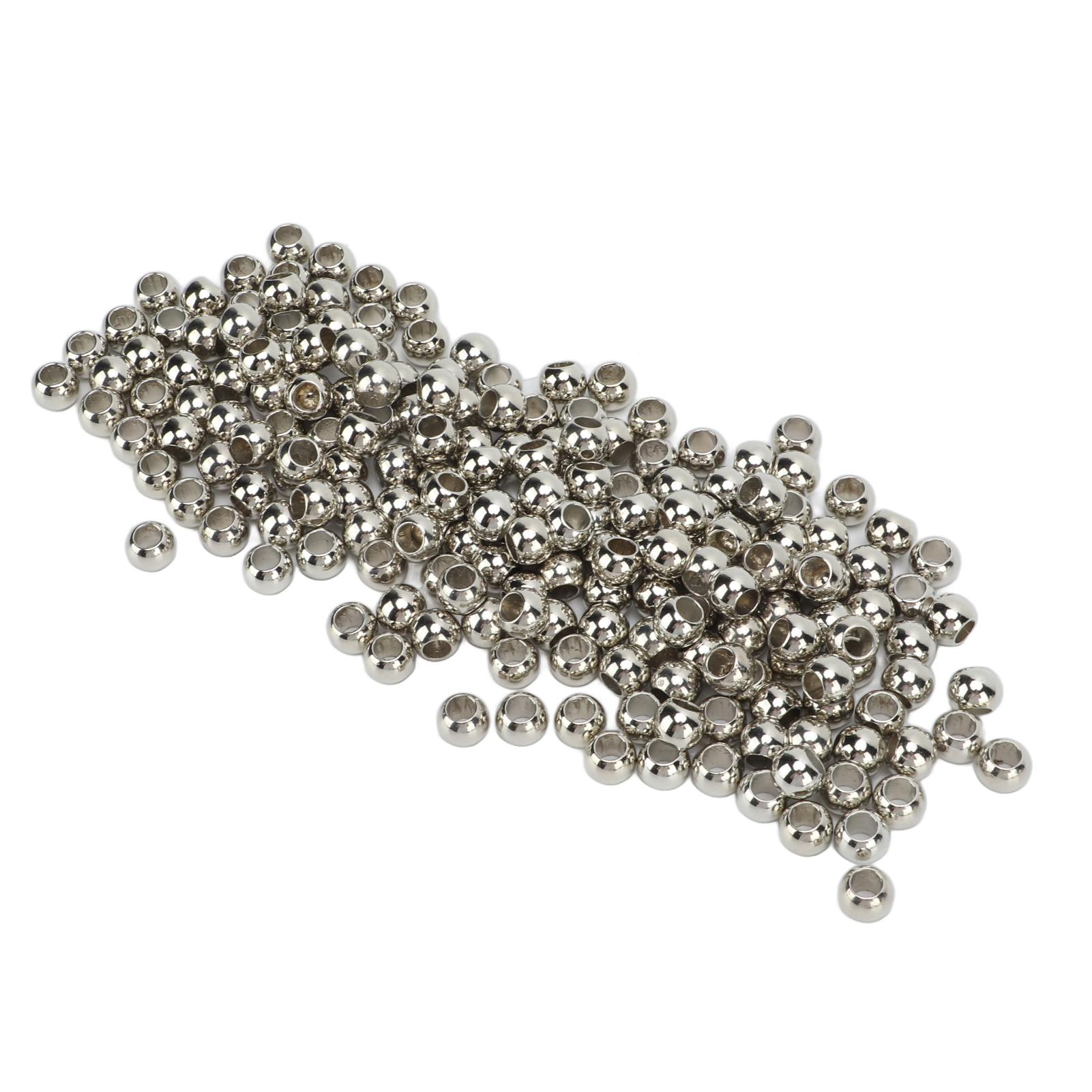 

200 шт. разделительных бусин с большим круглым отверстием 5 мм 0,2 дюйма, отверстие 10 мм 0,4 дюйма, разделительные смоляные украшения для