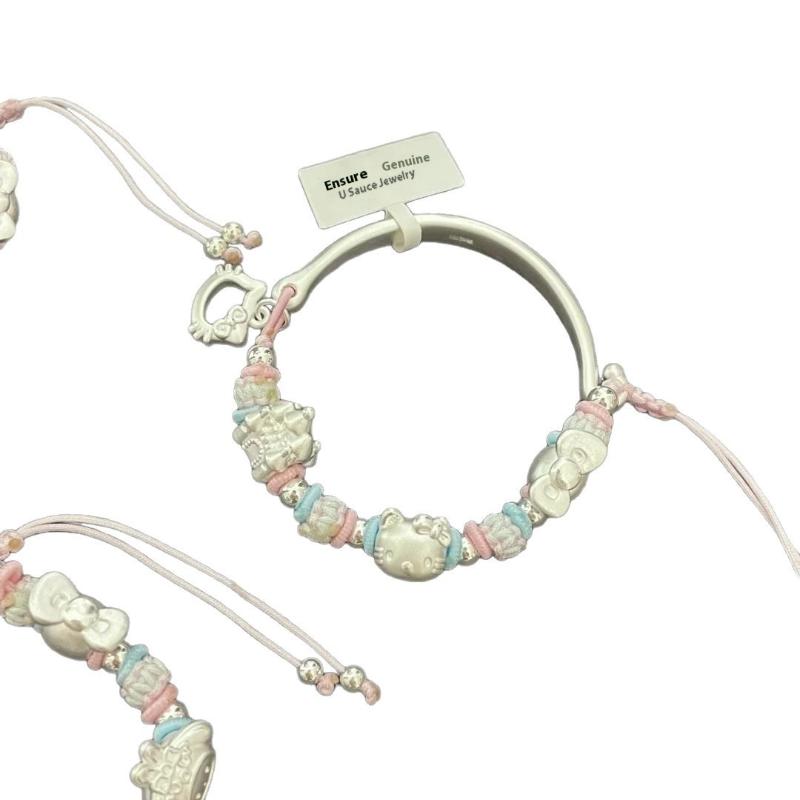 1 Stück Klassischer Kt Kat Armreif Anime Charakter Hello Kitty Armband Für Freunde Geburtstags Schmuck Geschenke