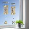 Eight Pipe Wind Chime Wall Ornament Rotating Wall Mount Pendant for Home & Homestay