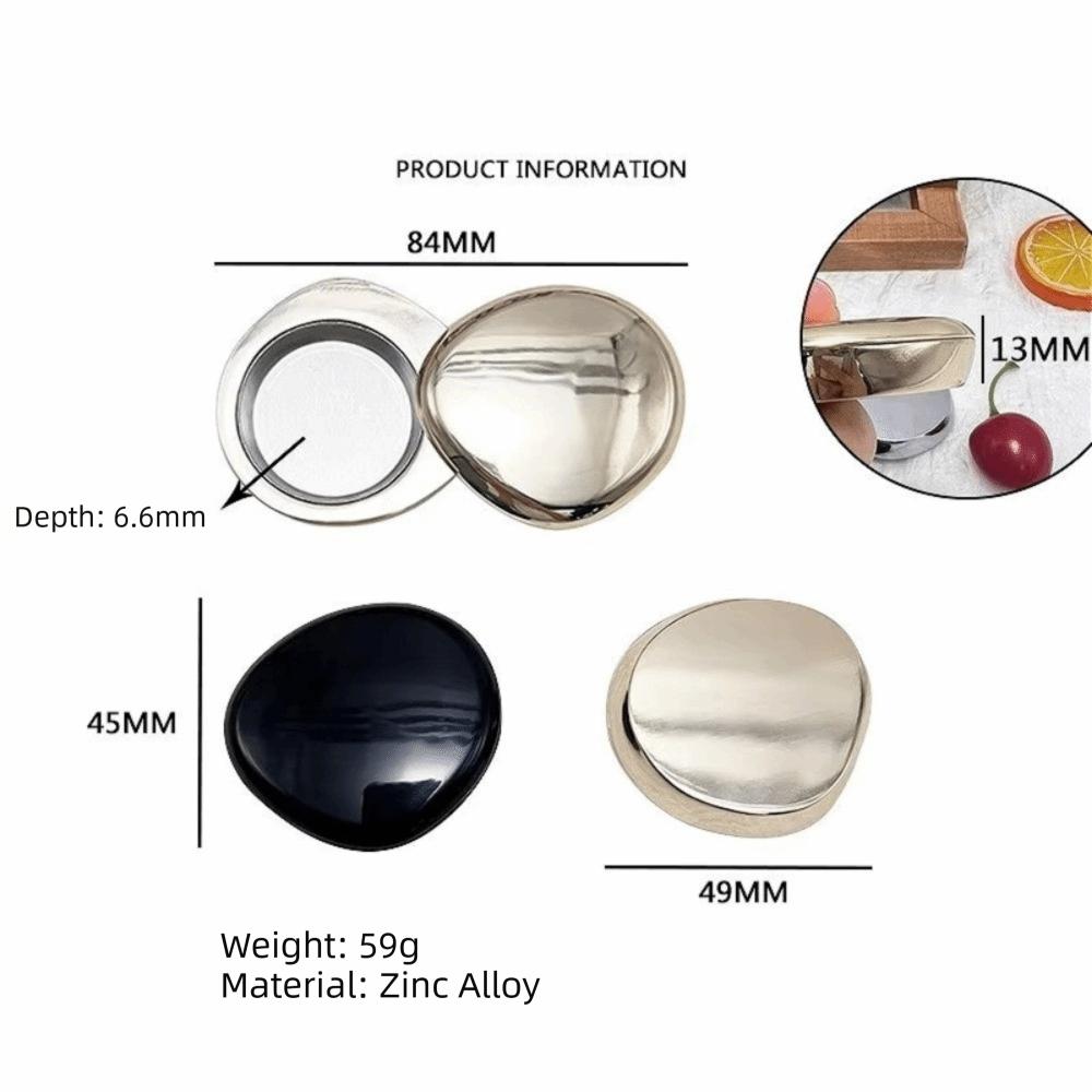Replaceable Travel Balm Box Zinc Alloy Refillable Bottles Solid Perfume Container  Cosmetic Case
