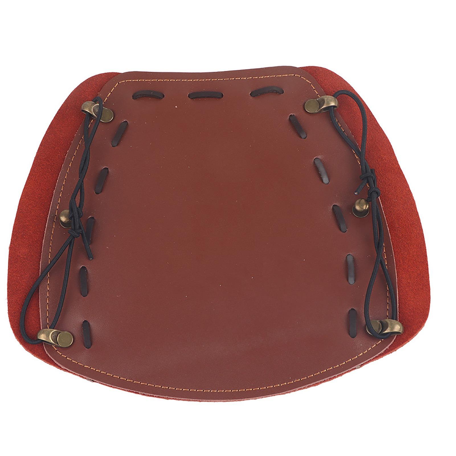 

Shooting Archery Arrow Leather Arm Guard Protection Safe Strap Armband білий