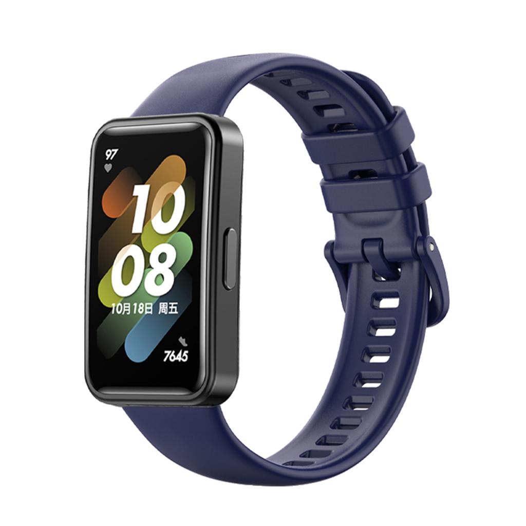 Silicone Strap Waterproof Bracelet Durable Compatible for Band 8 Smartwatch Fashionable Band Belt Anti-scratch Wristband