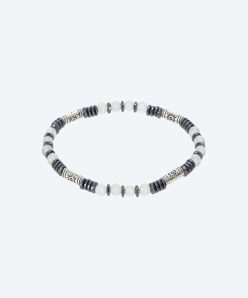 Tony Lawrence Essential Round Gemstone Bracelet White