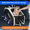 Collapsible Soft Sided Dog Crate Heavy Duty Metal Frame Portable Travel Kennel for Small Medium Large Dogs Indoor Outdoor Use