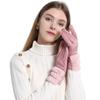 Suede Touch Screen Gloves Winter Drive Cycling Gloves Fashion Women Fleece Gloves