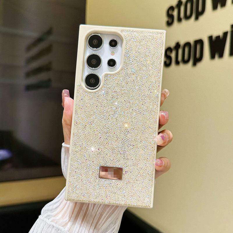 Luxury full rhinestone suitable for Samsung S26ultra mobile phone case S24PLUS premium anti-drop protective case s23 all-inclusive