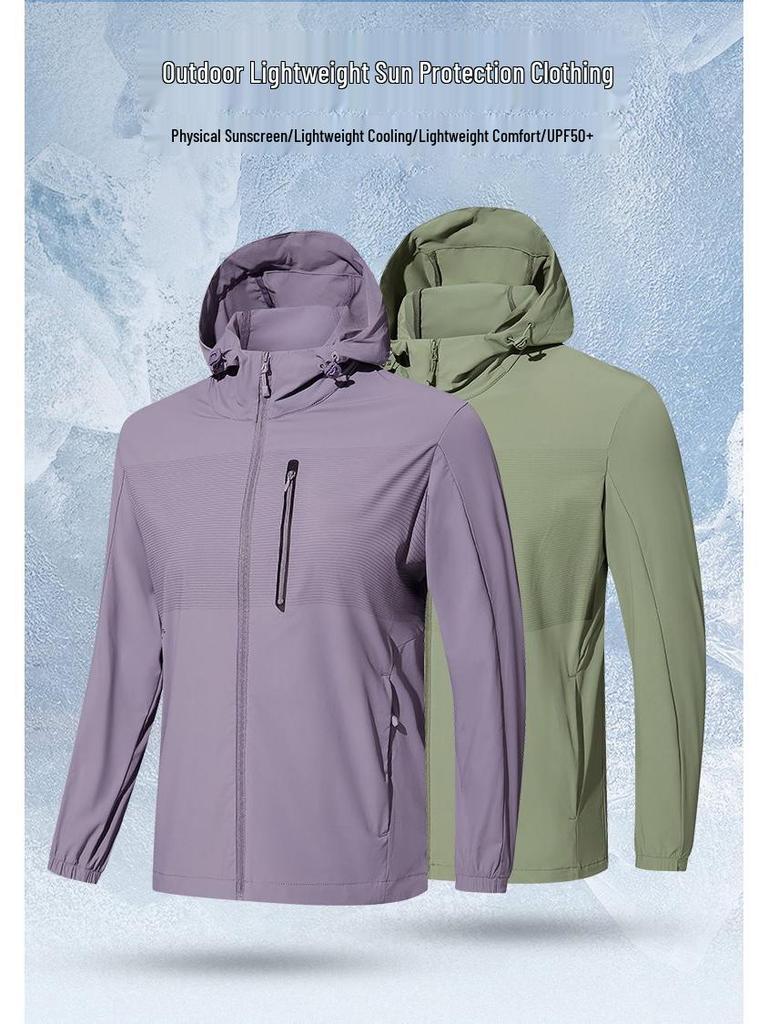2026 Lightweight Unisex UV Protection Sun Jacket for Summer Outdoor Activities