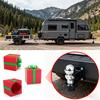 Christmas Tree Trailer Hitch Ball Cover Trailer Coupling Gift Printed From Christmas 3D Cap Tube Prevent Rusting Receiver J1P8