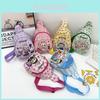 Stylish Children's Sling Bag With Fun Cartoon Prints For Daily Use And School