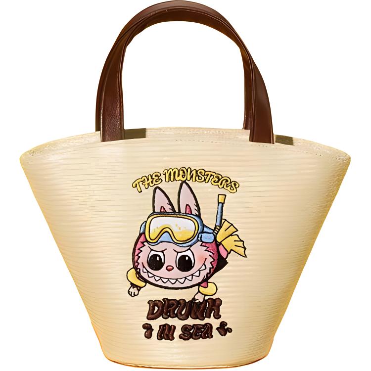 

Новая коллекция POP MART LABUBU THEMONSTERS Passion For The Seaside, трендовые продукты PPMT-2407-0020 Drunken Love by The Sea Collection Bag