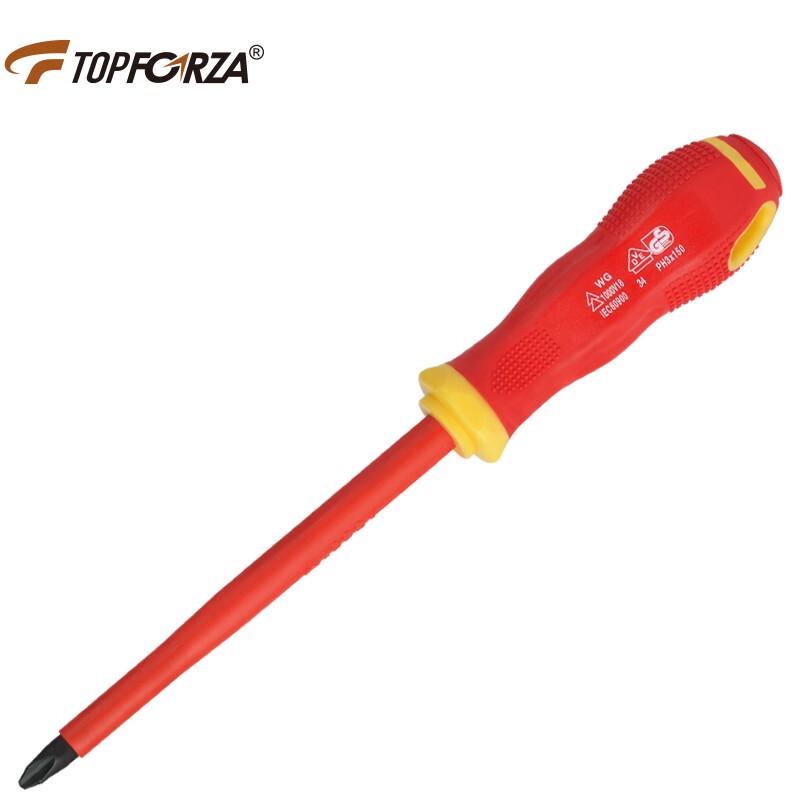 TOPFORZA VDE 1000V Insulated Phillips Screwdriver