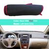 For Toyota corolla Altis Runx Allex 2003 - 2007 LHD RHD 2 Layers Car Dashboard Cover Carpet Cape Rug Shade Carpet Dashmat Pad