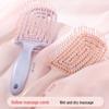 Ribbed Comb: Women's Slicked Back & High Crown Fluffy Massage Hairdressing Comb