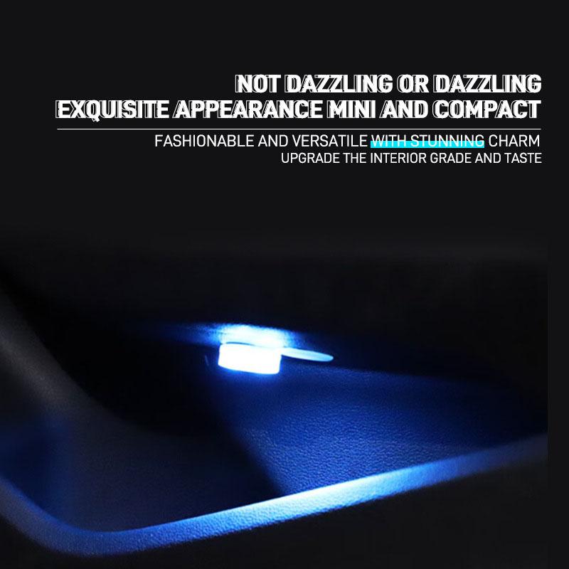 Remote Control LED Car Interior Ambient Light Wireless Adhesive Colorful Auto Roof Foot Atmosphere Lamp Decoration 13 Colors