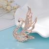 Spreading Wings Swan Temperament Brooch Ladies Corsage Gift
