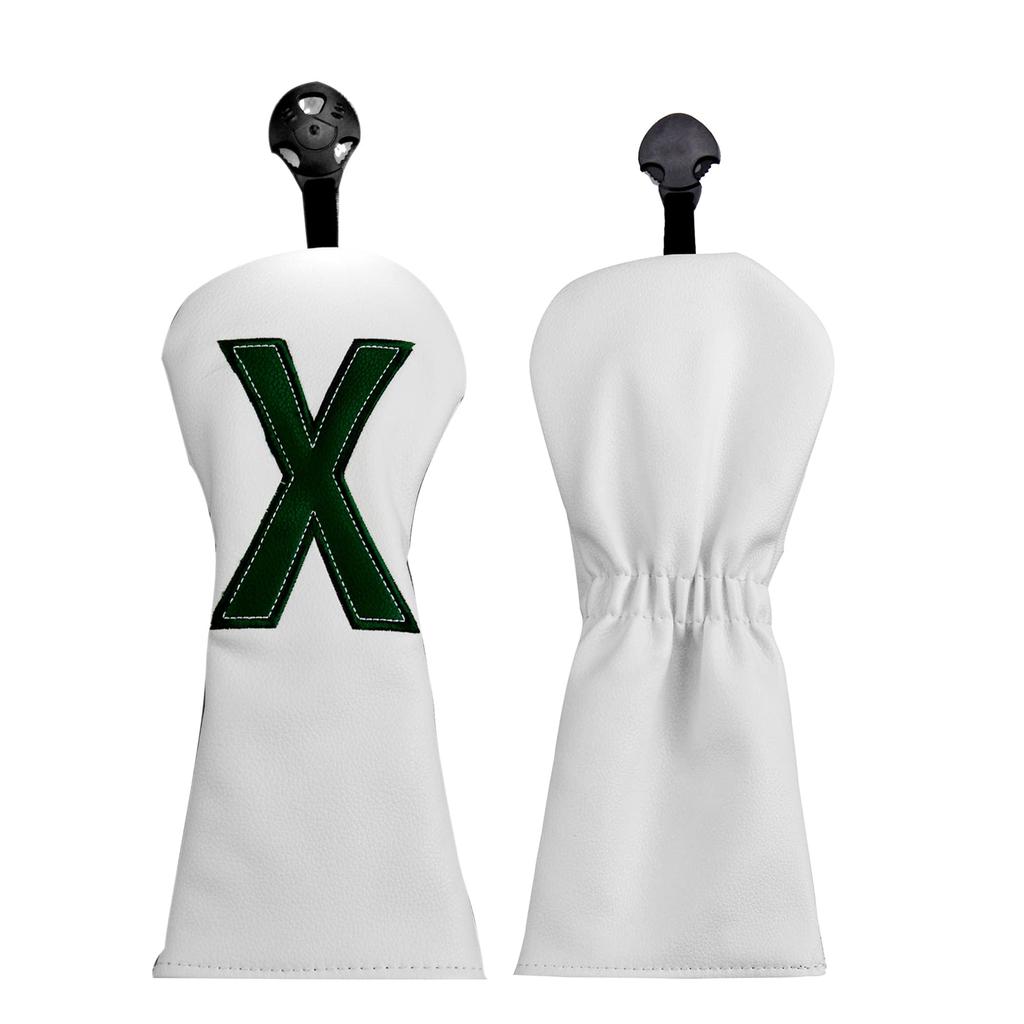 Waterproof golf headcover for drivers and UT numbercover (440cc, 460cc), woods, utilities, clubs, (white #5)