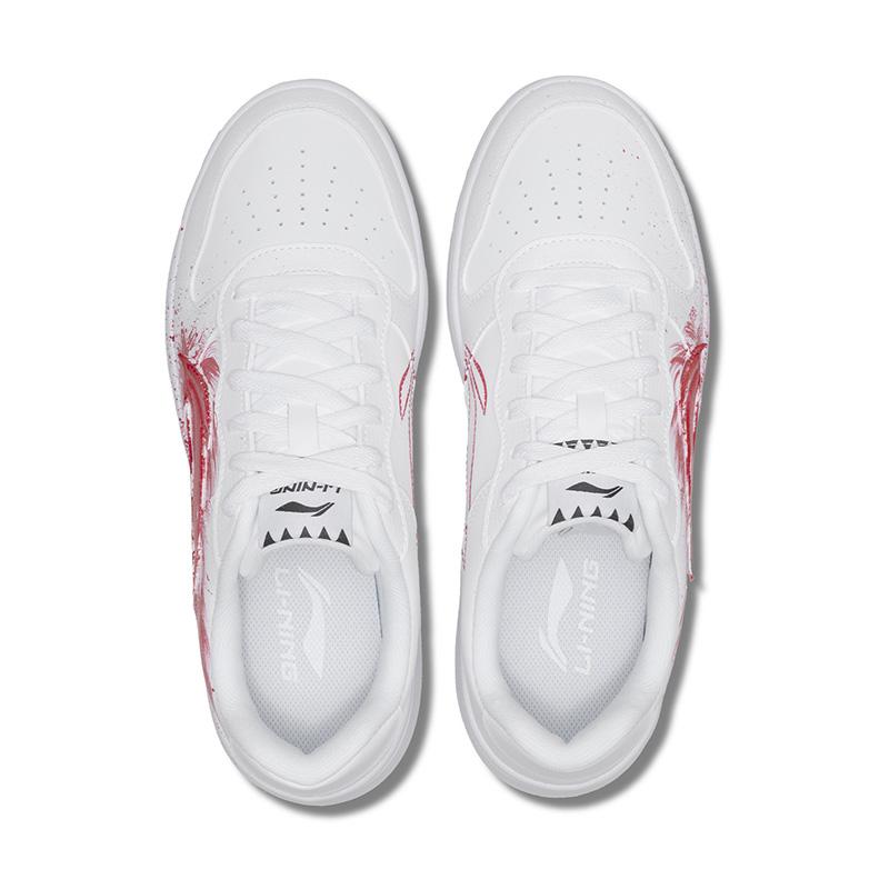 Li Ning Red Sound Lightweight Breathable Low Top Skateboard Shoes Men's Red AGCS419-1(Team2132-)