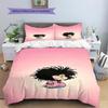 Mafalda Pattern Bedding,Quilt Set Quilt Cover Pillowcase Home Birthday Gift (1 * Duvet Cover + 2 * Pillowcase, Without Core)