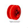 LED Flashing Inline Skate Wheels No Required Wheel PU Material Lightup