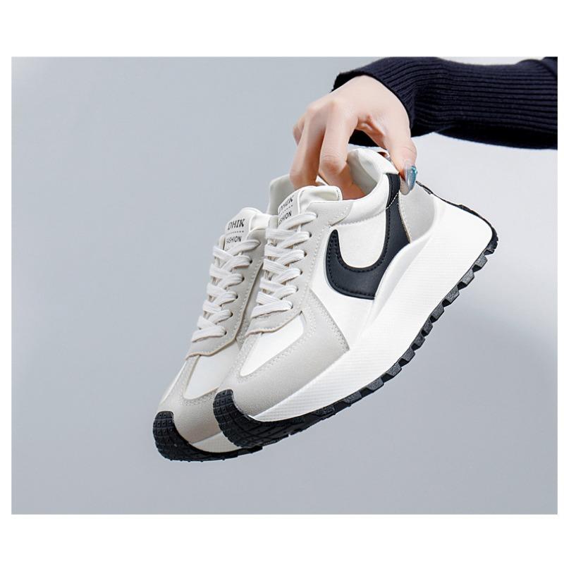 Thick Soled Spring New Street Photography Student Running Shoes for Height Increasing and Casual Wear