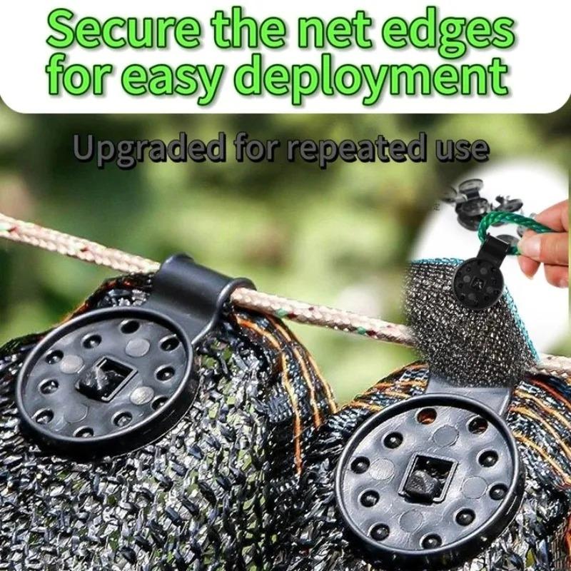 Shade Cloth Clips Plastic Clips Awning Plastic Clips Outdoor Shade Mesh Clip Shade Fabric Clamps Grommets for Net in Greenhouse