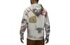 Jordan Brooklyn All Over Print Hooded Fleece Lined Casual Long Sleeved