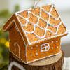 Yousheng Gingerbread Christmas Ornaments Foam Gingerbread Man House Candy Cookie Xmas Tree Hanging Decoration for Christmas Home Decor
