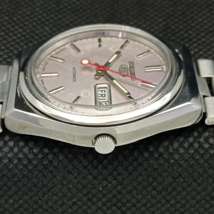 USED VINTAGE SEIKO 5 AUTO 6349A JAPAN MENS ORIGINAL DIAL WATCH 608e-a315990-2 SKU608e-a315990