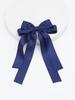 Lystrfac Fashion Fabric Ribbon Hair Bow Hairpin for Women Girls Hair Clips Back Head Top Clip Female Hair Accessories