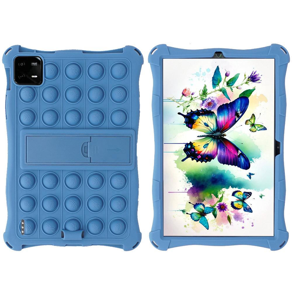 For Xiaomi Mi Pad 6 Case Bubble Toys Soft Silicone Kids Tablet Cover For Mi Pad 6Pro Kickstand Shockproof Fundas