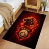 Lion Emblem Area Rug Perfect for Kitchen Playrooms Outdoor Study room Anti-slip Rug Decorate Offices Luxury Gift for Birthday, Christmas, Wedding