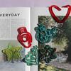 Christmas Themed Reusable Silicone Bookmark Mold For Handmade Resin Jewelry Accessories And Gifts