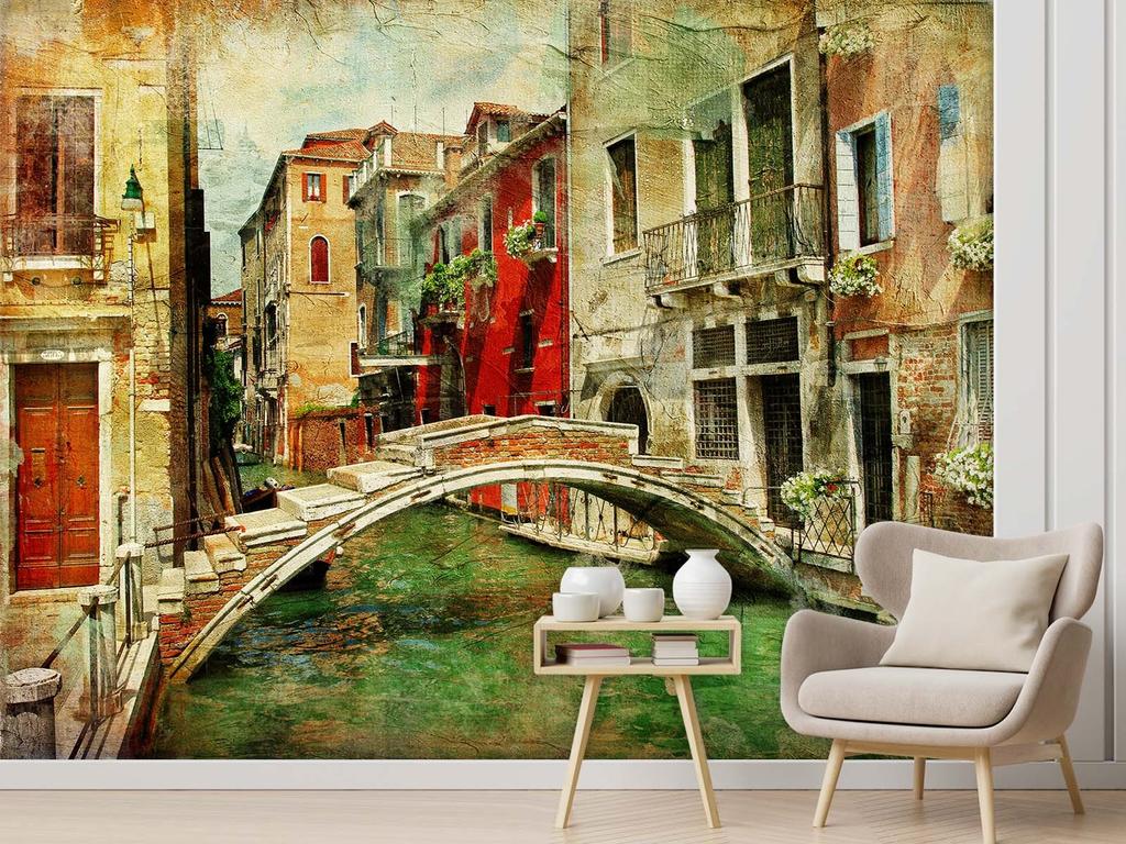 Wallpaper The bridge in Venice