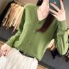 V-neck Sweater Women's Autumn and Winter New Knitted Sweater Versatile and Thin Bottoming Shirt Wool Inner Top Women's Clothing