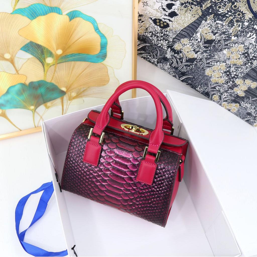 Snake Pattern Women'S Bag Portable Messenger Bag Good Goods