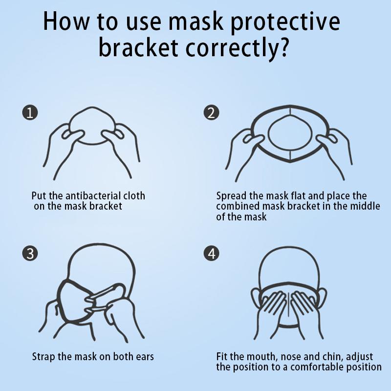 3D Mask Bracket Inner Support Cool Mask Bracket With Hook for More Breathing Space