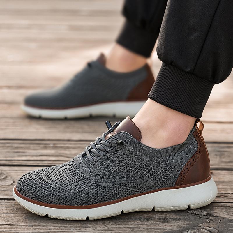 New lightweight breathable mesh men's shoes Fashion trend Walking men's outdoor wear-resistant casual shoes