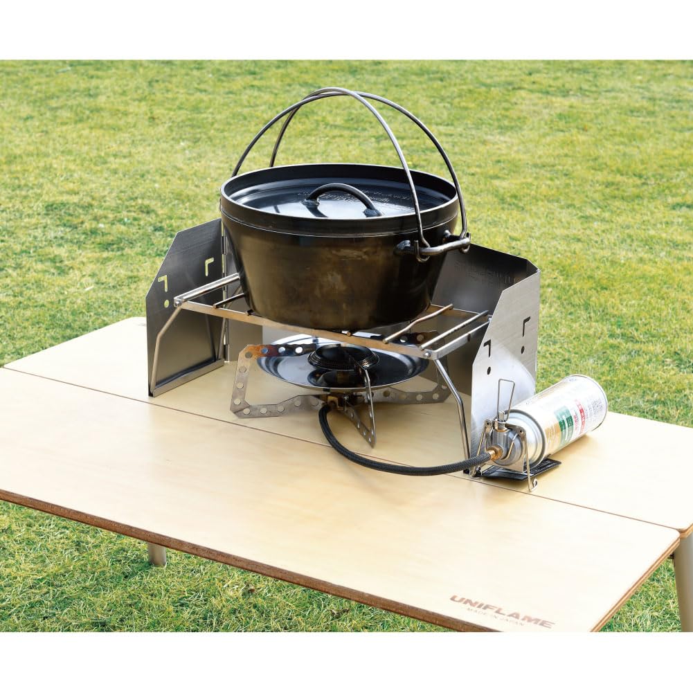 UNIFLAME Camping Barbecue Accessories Windscreen II 350 2023 Model 610565