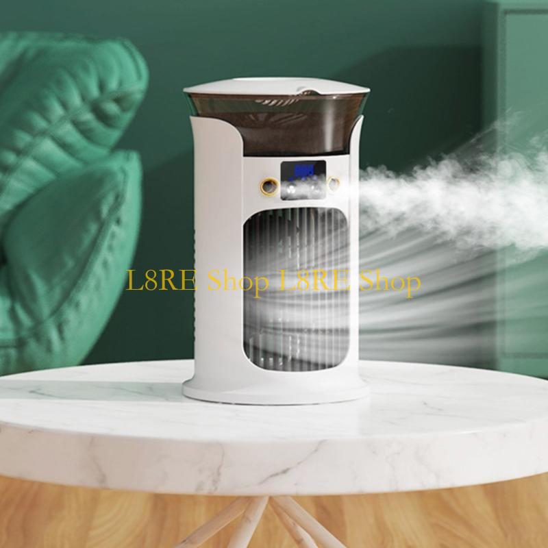 L8RE USB Small Air Cooling Fan ABS Texture Suitable for Home or Office Environment