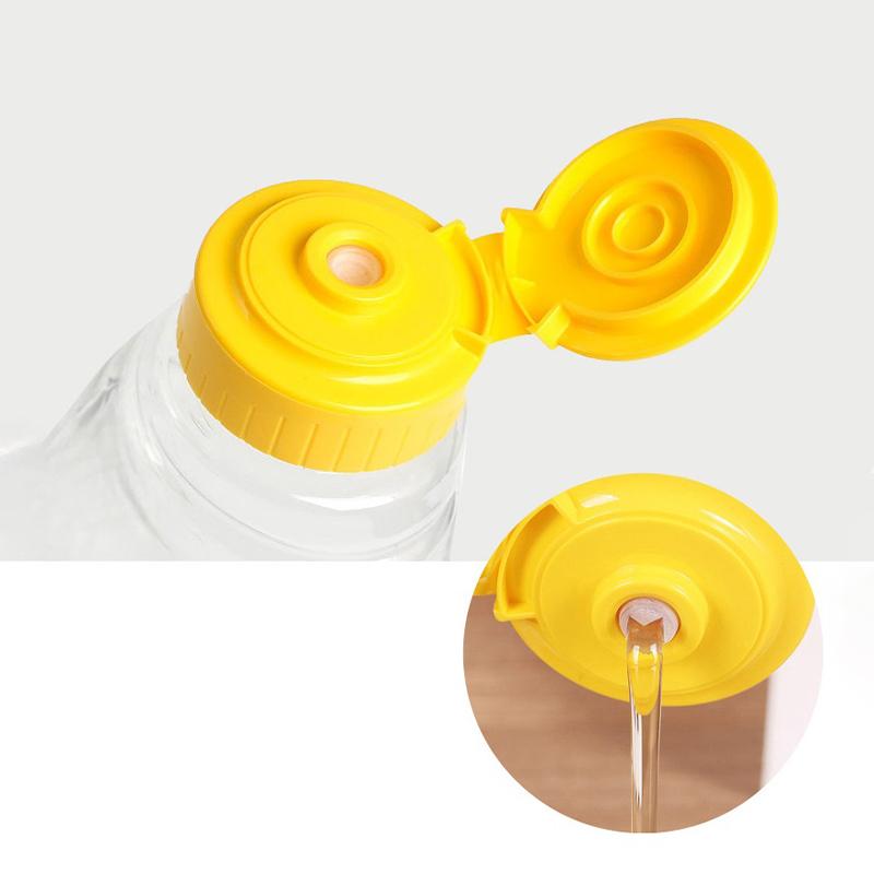 Plastic Honey Squeeze Bottle Salad Dressing/Oil Dispensers Flip Cap Refillable Condiment Containers Leak Proof Squeezable Bottle