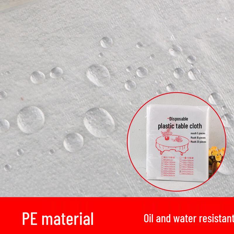 Jednorázový plastový ubrus Homeglen