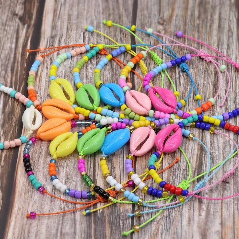 Boho Miyuki Bracelets For Women Chic Cute Shell Seed Beads Bracelet Simple Handwork Adjustable Bangle Fashion Jewelry
