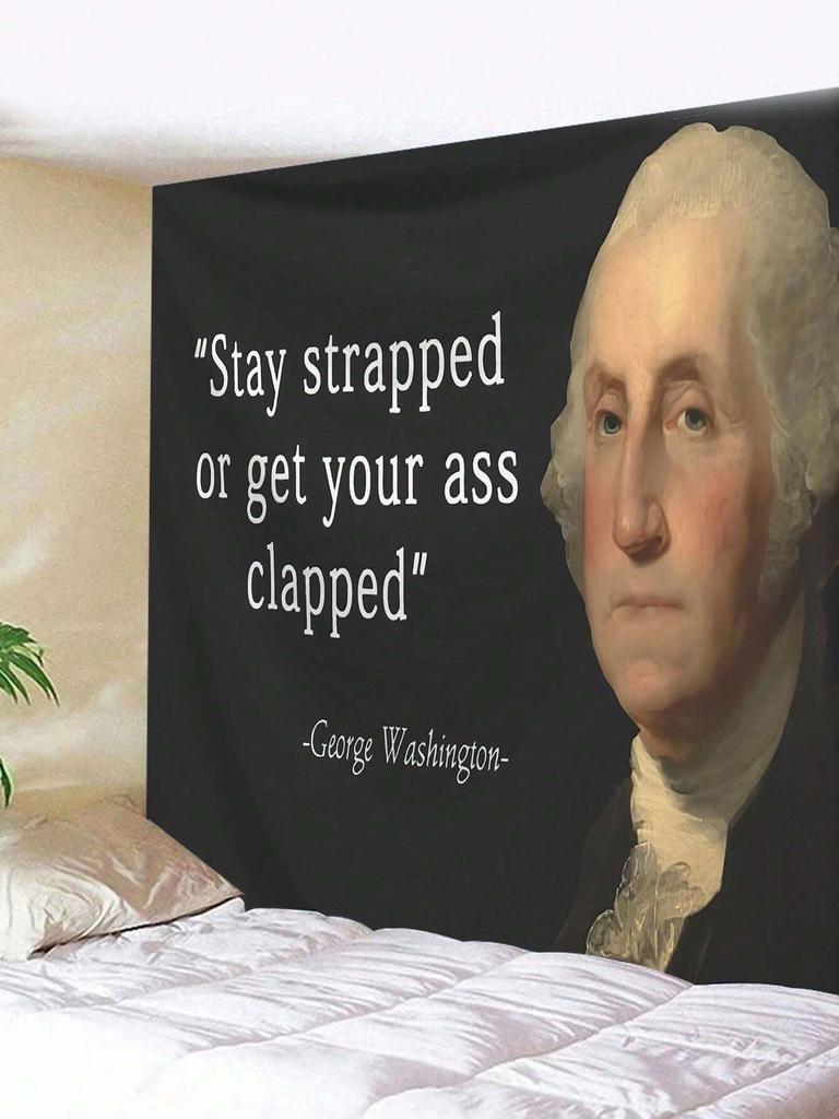 GGeorge Funny Slogan Flag Tapestry Dorm Banner Home Room Wall Art Decor